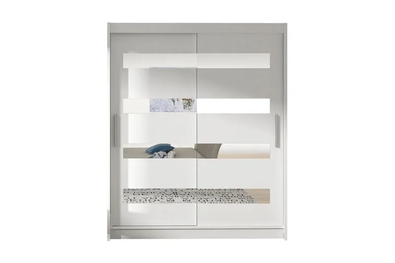 West Garderob 150x58x200 cm - Vit (Art.nr 460004) — Vit