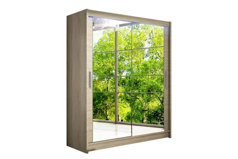 Westa Garderob 150x58x200 cm - Beige (Art.nr 491260) — Beige