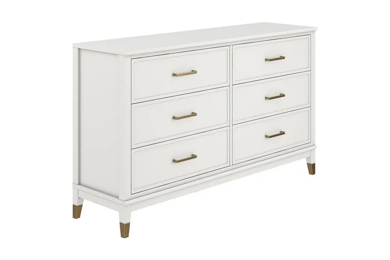 Westerleigh Byrå 144x41 cm Vit - CosmoLiving — CosmoLiving