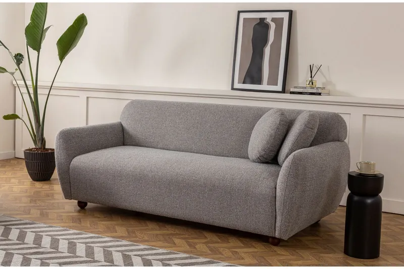 Whitecliffs Soffa 3-sits - Grå — Grå