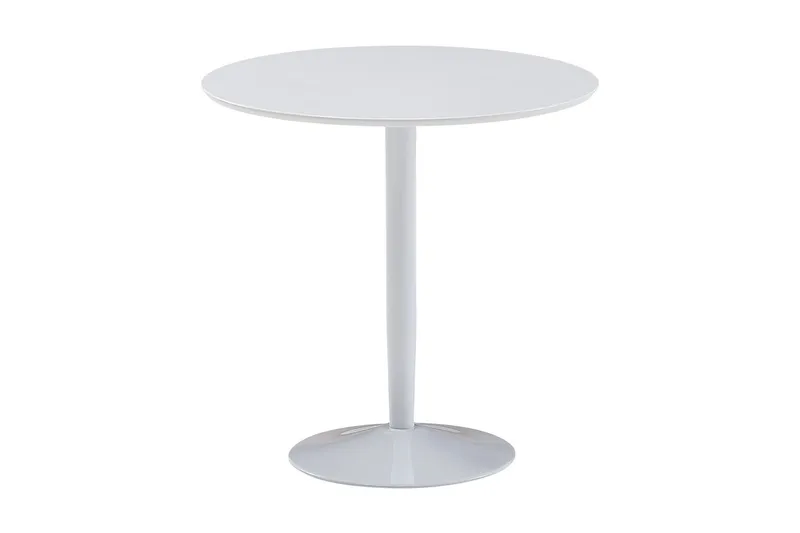 Wilhem Matbord 75 cm Rund - Vit — Wohnling