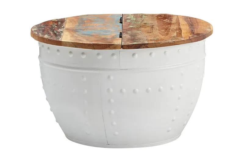 Willowdale Soffbord 60 cm Runt - Brun/Vit (Art.nr 1245006) — Wohnling