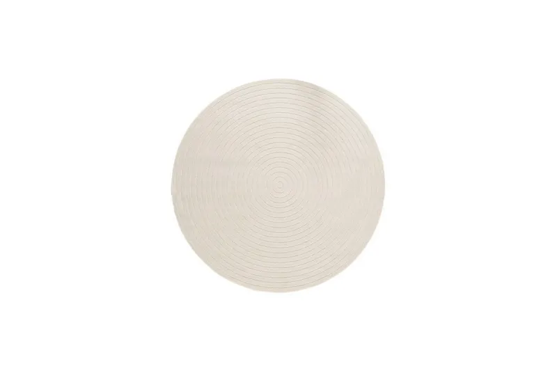 Wiltonmatta Hawaii Circle 280x280 cm, Creme - 280x280 cm, Creme — KM Home
