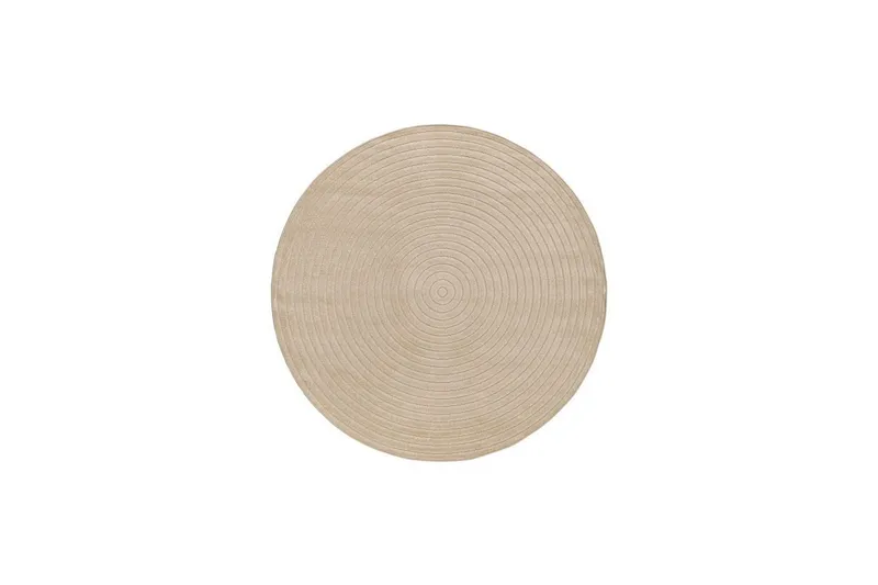 Wiltonmatta Hawaii Circle 280x280 cm, Linne - 280x280 cm, Linne — KM Home