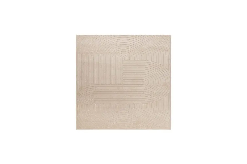Wiltonmatta Hawaii Shape 240x240 cm, Linne - 240x240 cm, Linne — KM Home