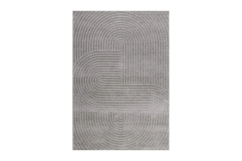 Wiltonmatta Hawaii Shape 240x340 cm, Grå - 240x340 cm, Grå — KM Home