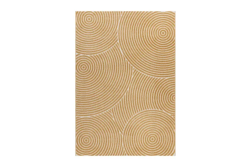 Wiltonmatta Hawaii Trend 240x340 cm, Gul - 240x340 cm, Gul — KM Home