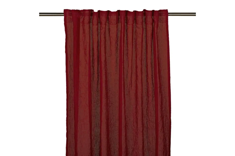 Winifrid Gardinlängd 2-pack 280 cm - Röd — Röd