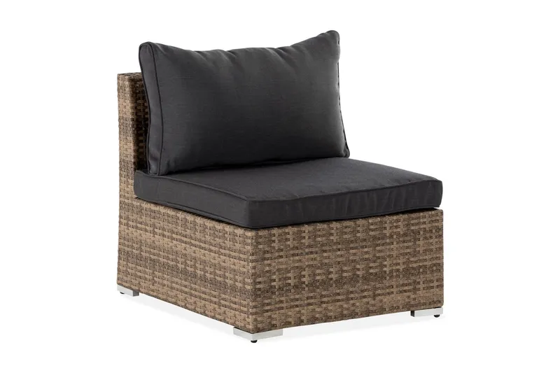 Wisconsin Premium Mittmodul utomhus i konstrotting - Sand Beige — Comfort Garden