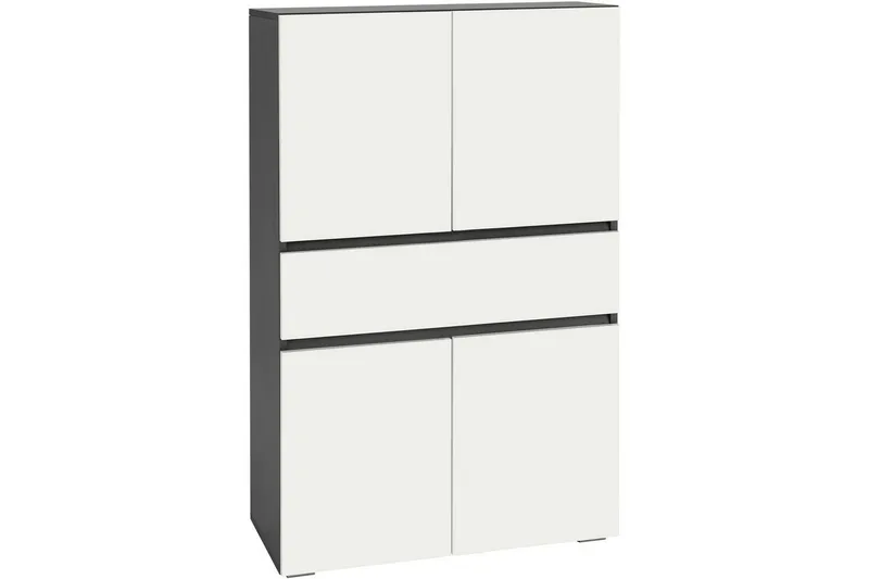 Wisla Högskåp till Badrum 130x76x35 cm - Grå (Art.nr 3116627) — Loft24