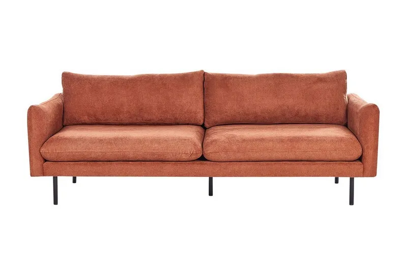 Woodal Soffa 3-sits - Brun/Svart — Brun/Svart