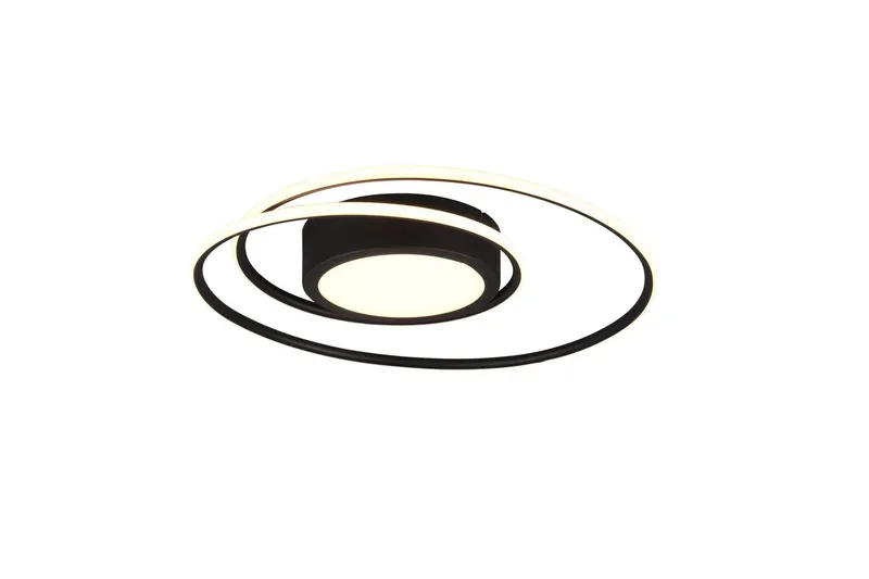 Yava LED Plafond mattsvart - Matt svart — Trio Lighting