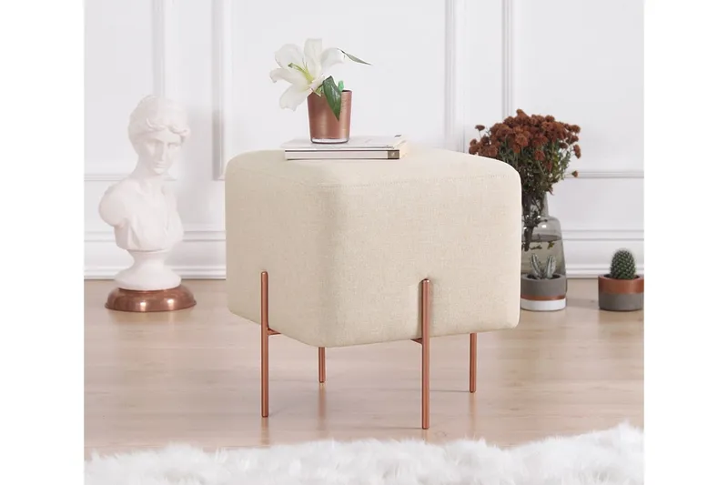 Yellowknife Sittpuff 40 cm - Beige (Art.nr 1720353) — Beige