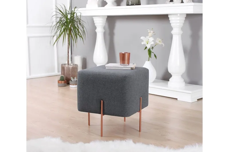 Yellowknife Sittpuff 40 cm - Mörkgrå (Art.nr 1720298) — Mörkgrå