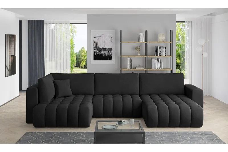 Yorktown U-bäddsoffa Divan Höger - Grön — Grön