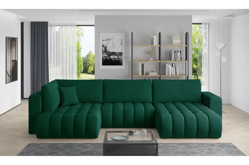 Yorktown U-bäddsoffa Divan Höger - Gul (Art.nr 1437788) — Gul