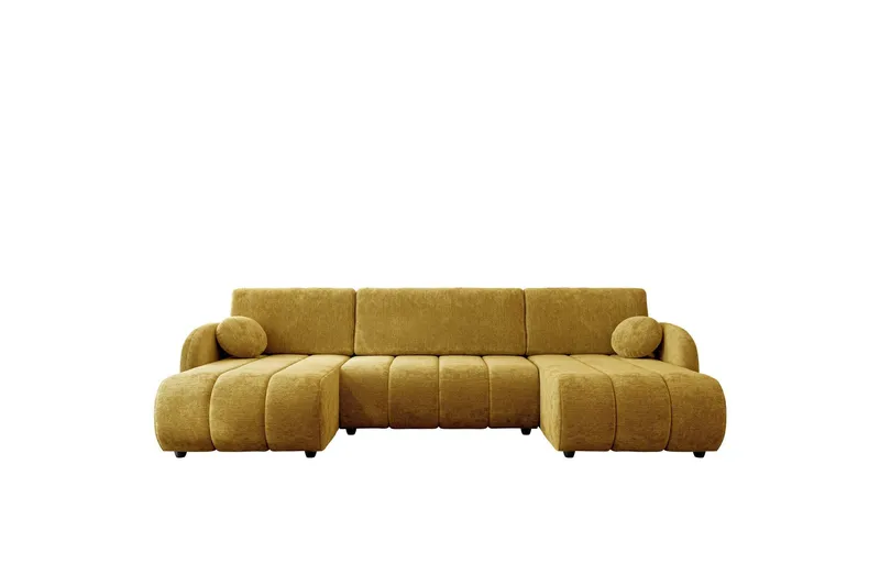 Zarania Bäddsoffa Dubbeldivan 3-sits - Gul — Gul
