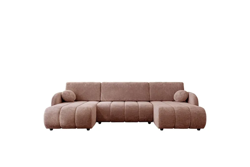 Zarania Bäddsoffa Dubbeldivan 3-sits - Rosa — Rosa