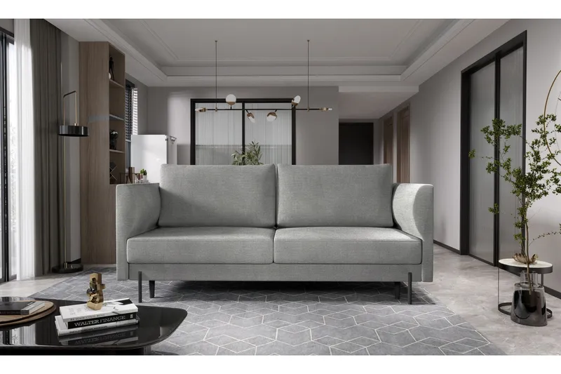 Zerlo 3-sits Soffa - Ljusgrå — Ljusgrå