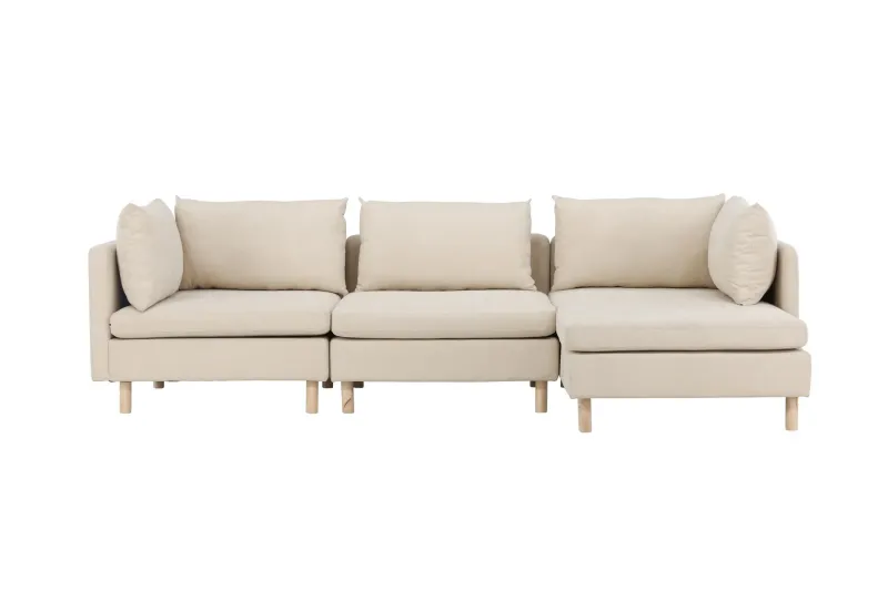 Zero Soffa m. Divan 3-sits - Beige — Venture Home