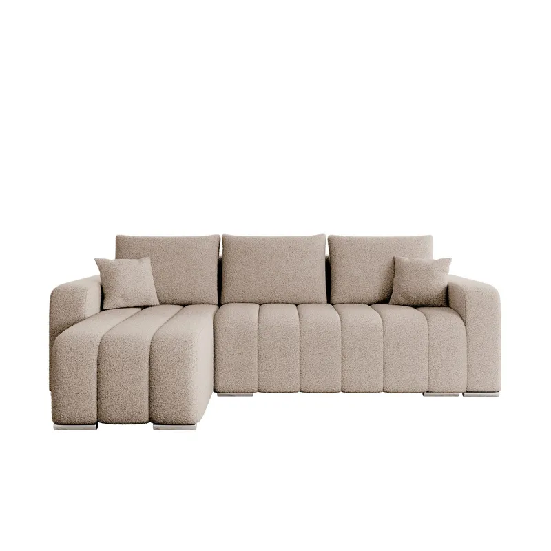 Zulueta 3-sits Bäddsoffa med divan - Lambi 06 (beige) — Lambi 06 (beige)