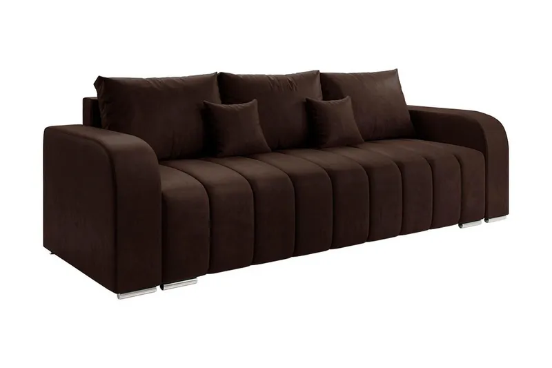 Zulueta 4-sits Bäddsoffa Vänster - Brun — Brun