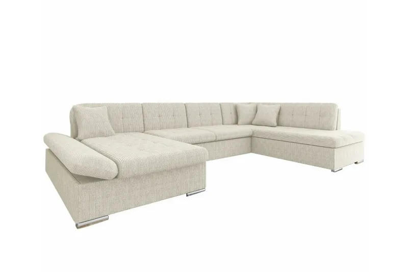 Zumar 4-sits Hörnbäddsoffa Beige/Light beige