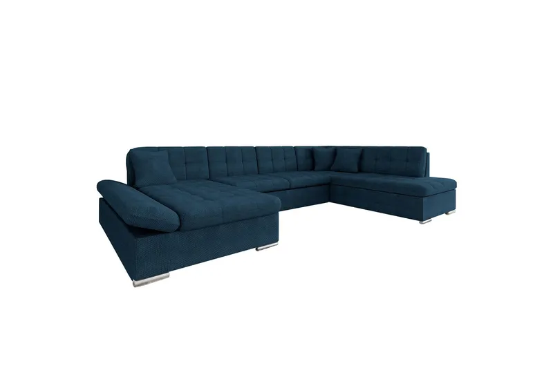 Zumar Soffa med Divan och Schäslong 4-sits - Blå (Art.nr 3068502) — Blå