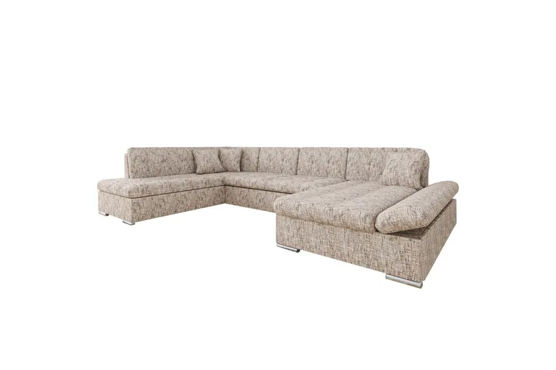 Zumar Soffa med Divan och Schäslong 4-sits - Flerfärgad/Beige (Art.nr 3068375) — Flerfärgad/Beige