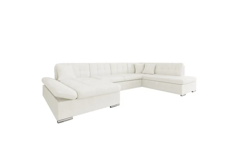 Zumar Soffa med Divan och Schäslong 4-sits - Vit (Art.nr 3068478) — Vit
