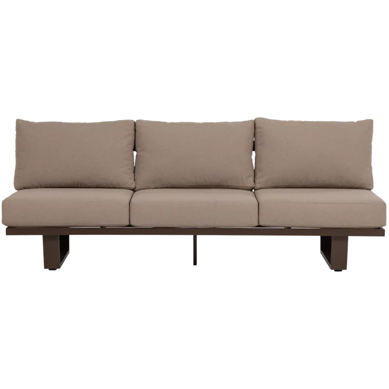 3-sits Soffa Bear Utomhus - Brun — WOOOD