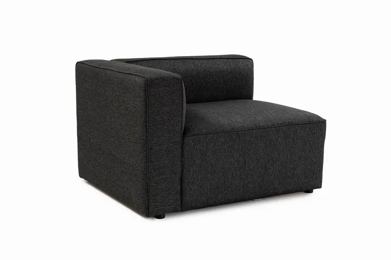 Abbas 2-sits Soffa - Antracit — Antracit