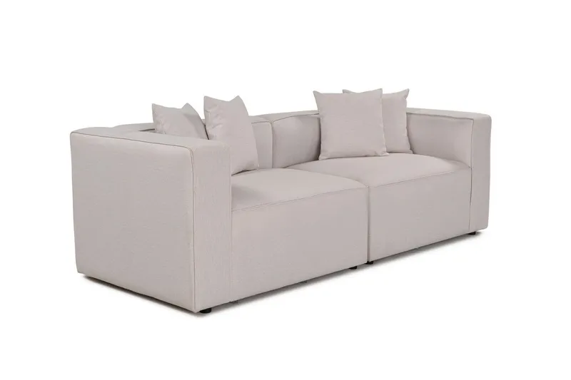 Abbas 2-sits Soffa - Ecru — Ecru