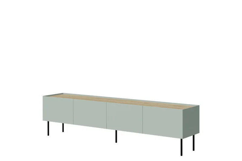 Akie Tv-bänk 200 cm - Grön — Grön