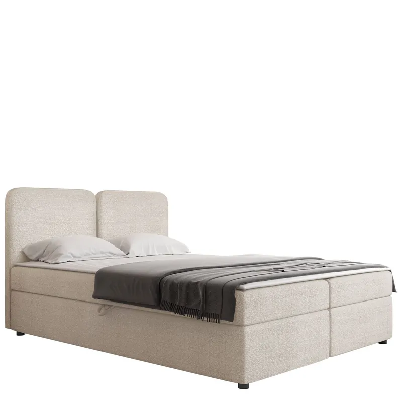 Allgunnen Sängpaket Kontinentalsäng 160x200 cm - Beige (Art.nr 3111761) — Beige