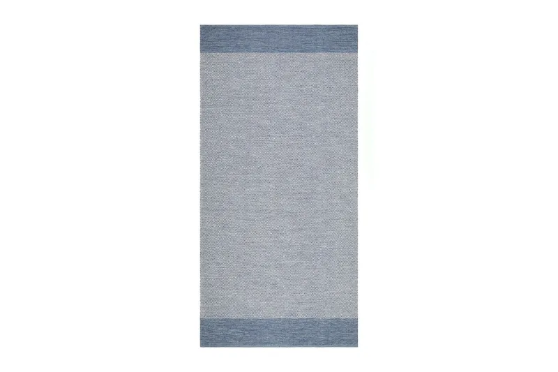 Alva Bomullsmatta 75x220 cm Oval - Blå (Art.nr 3056381) — KM Home