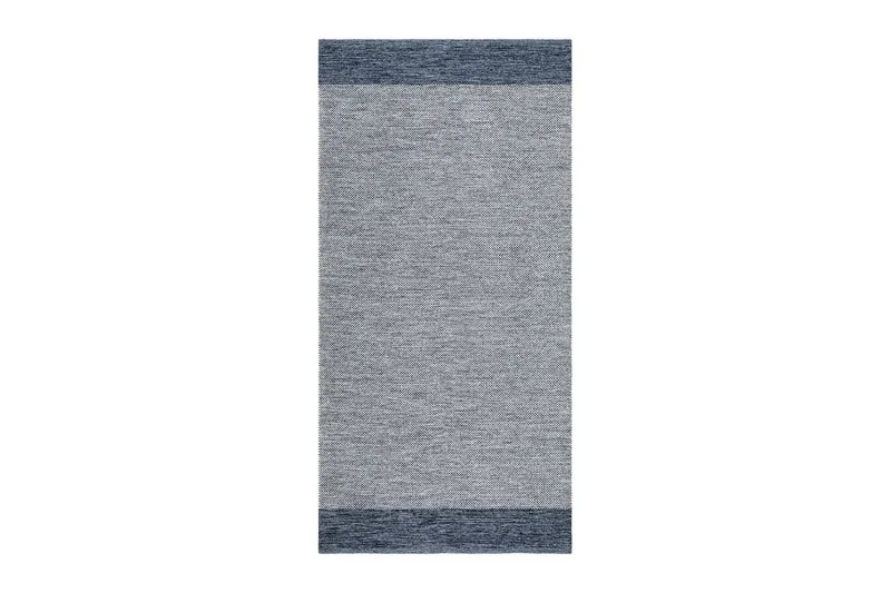 Alva Bomullsmatta 75x340 cm Oval - Blå (Art.nr 3056553) — KM Home