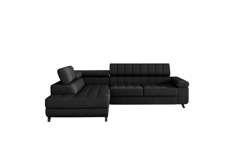 Amshyttan Soffa med Schäslong 3-sits - Svart (Art.nr 3068946) — Svart
