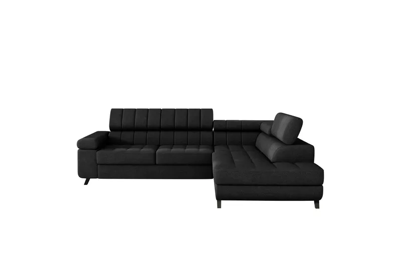 Amshyttan Soffa med Schäslong 3-sits - Svart (Art.nr 3068836) — Svart