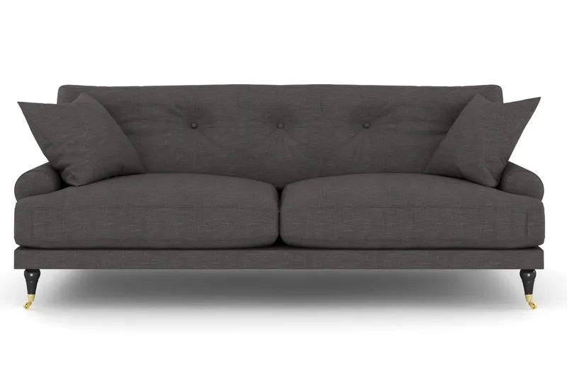 Andrew 2-sits Tygsoffa - Mörkgrå (Art.nr 506443) — Bloomington