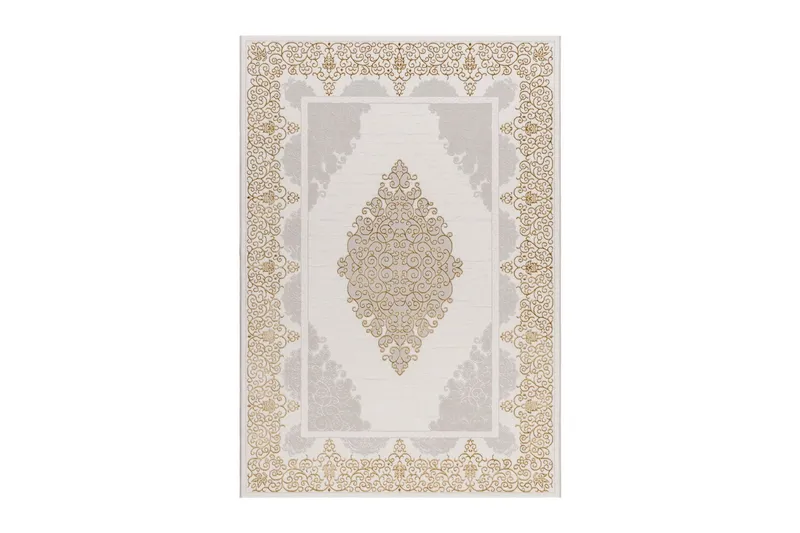 Ankara Wiltonmatta 300x400 cm - Beige/Guld (Art.nr 3057793) — KM Home