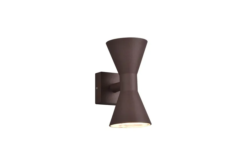 Ardas Vägglampa 2L GU10 rustik - Rustik — Trio Lighting