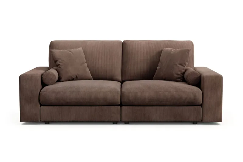 Arken Lyx 3-sits Djup Soffa i Manchester - Brun (Art.nr 3113342) — Andrarum