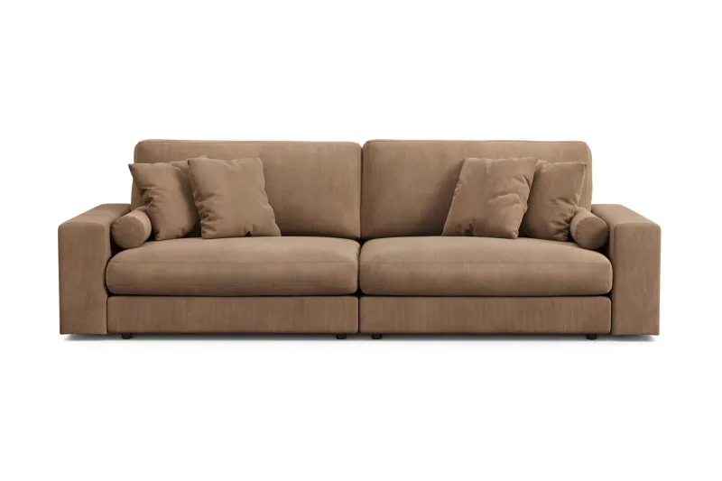 Arken Lyx 4-sits Djup Soffa i Manchester - Brun (Art.nr 3113333) — Andrarum