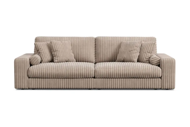 Arken Lyx 4-sits Djup Soffa i Manchester - Greige (Art.nr 3113357) — Andrarum