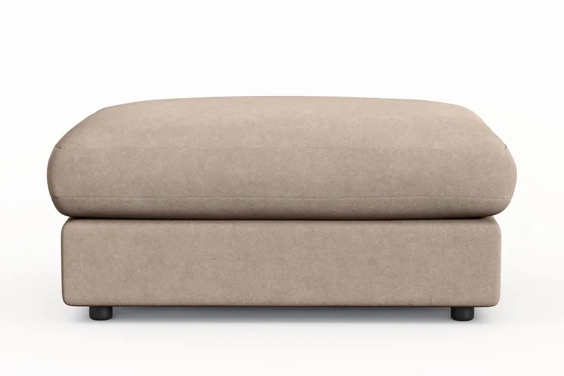 Arken Lyx Rektangulär Fotpall i Tyg - Beige (Art.nr 3113316) — Andrarum