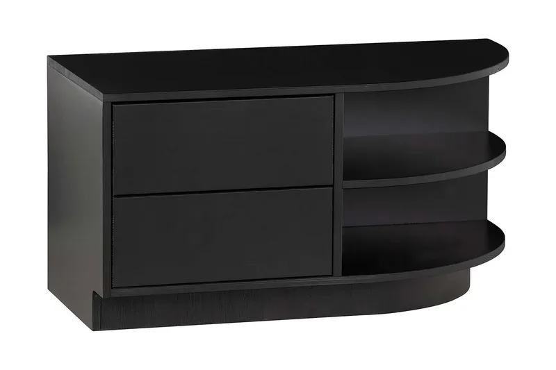 Arteksio TV-bänk 78 cm Höger - Kolsvart — Kolsvart