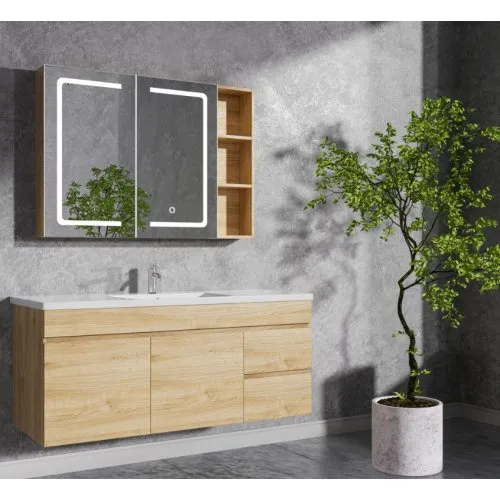 Badrumspaket | Kommod 120cm | LED-spegelskåp | Venedig — Lyfco