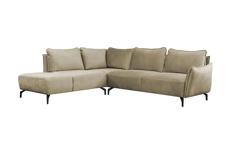 Bella 3-sits Hörnsoffa - Beige — Beige
