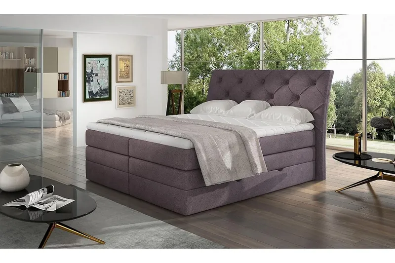 Bellamir Sängpaket 180x200 cm - Lila — Lila